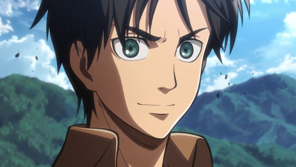 eren yeager in a suit