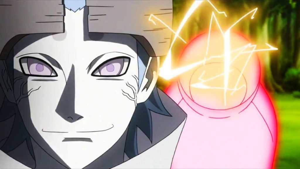 Naruto's Nindo - Boruto Episode 62 spoilers!! Urashiki uses Rinnegan -  Mitsuki activates Sage Mode but Urashiki absorbs all the chakra. - Urashiki  absorbed Gaara's chakra and can use his Sand jutsu.