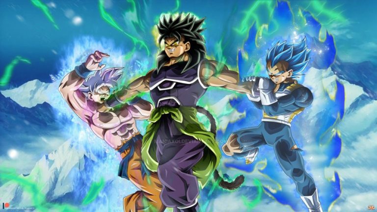 Broly Vs UI Goku And Vegeta