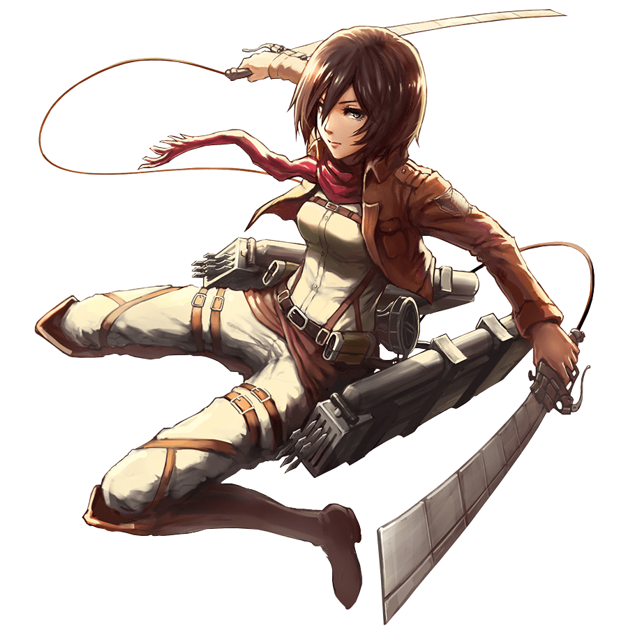 Mikasa ackerman female swordsman