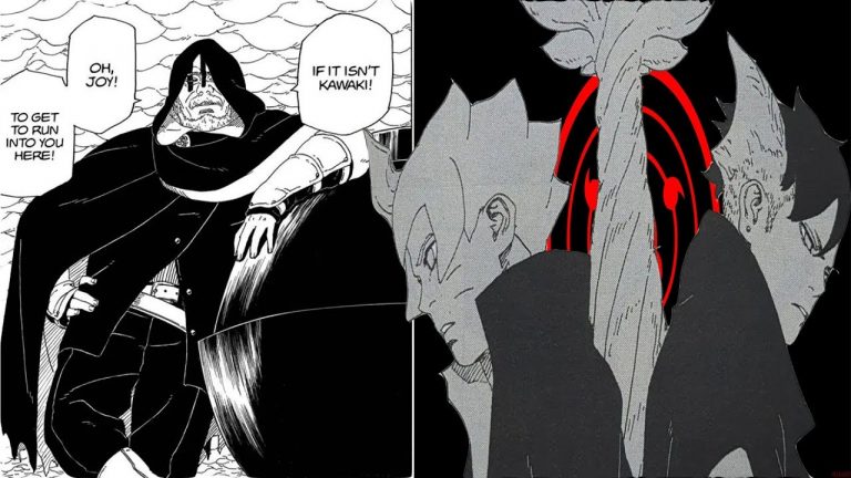 Boruto Chapter 40 Sasuke Boro Vs Team 7 And Kashin Koji