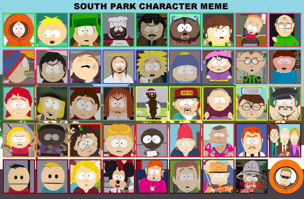 A Look At The 5 Most Popular South Park Characters Discover Diary